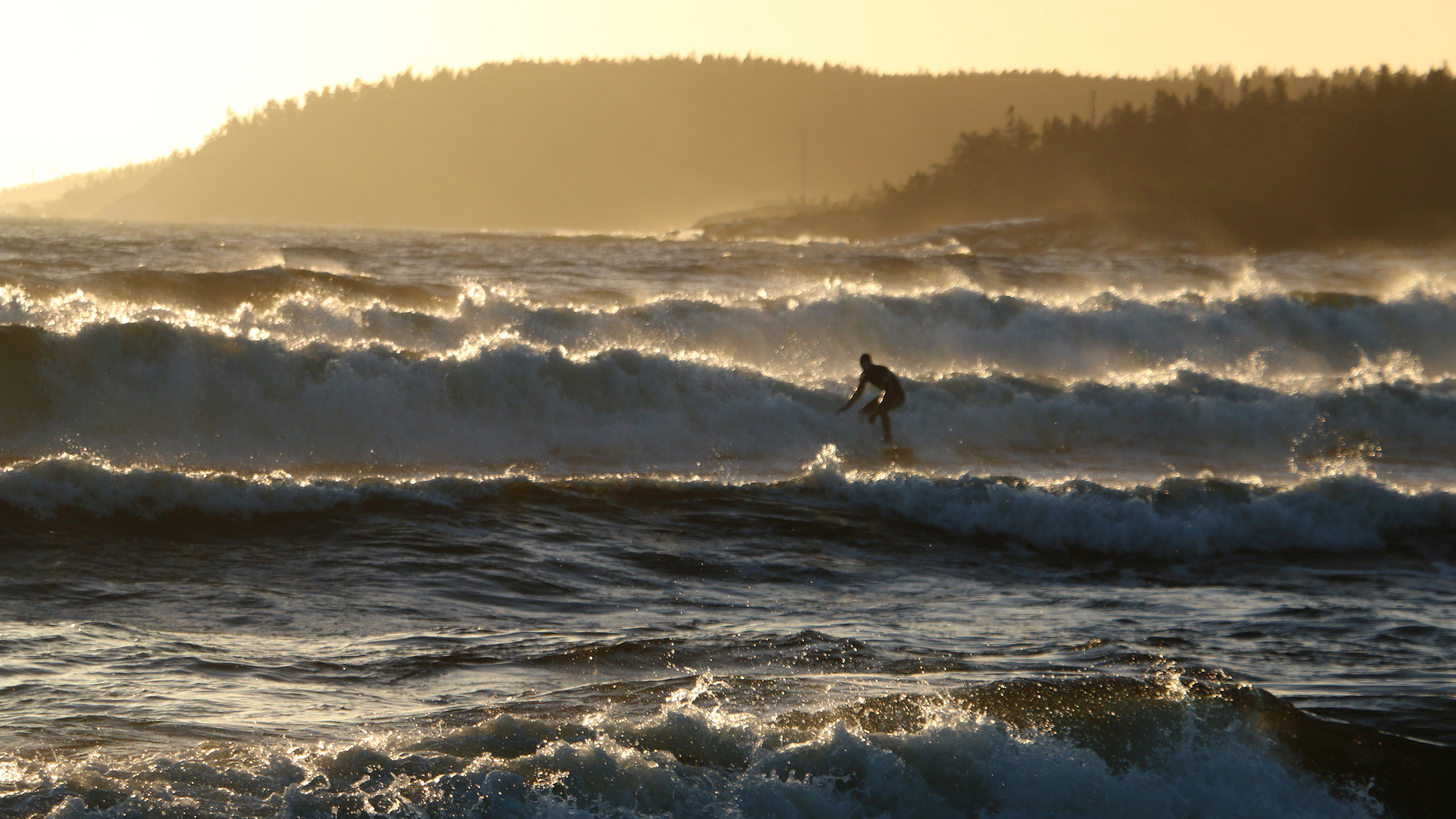 Surfing i Salusand