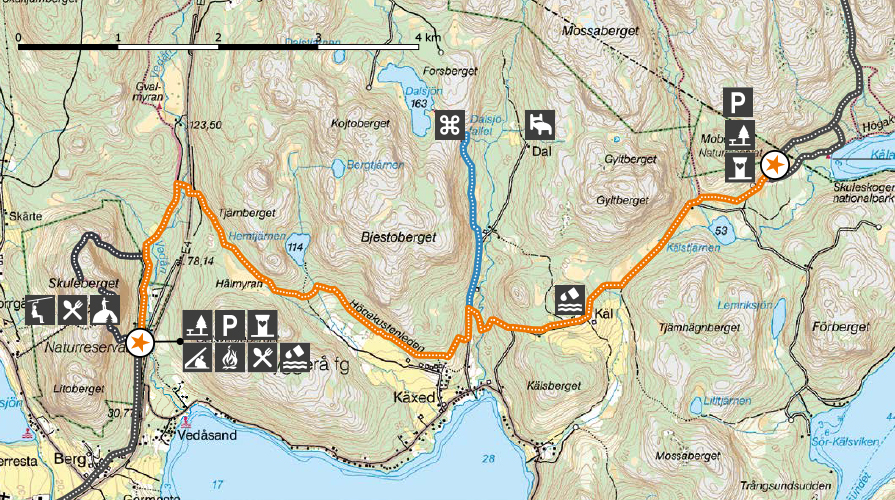 Höga Kusten-leden karta etapp 8