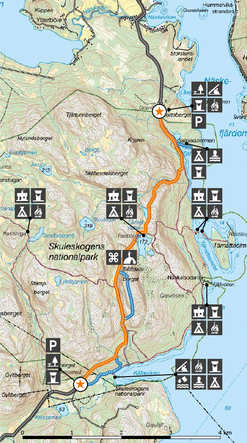 Höga Kusten-leden karta etapp 9