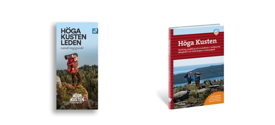 Höga Kusten-leden vandringsguide och boken om vandring paddling sevärdheter Calazo i Höga Kusten