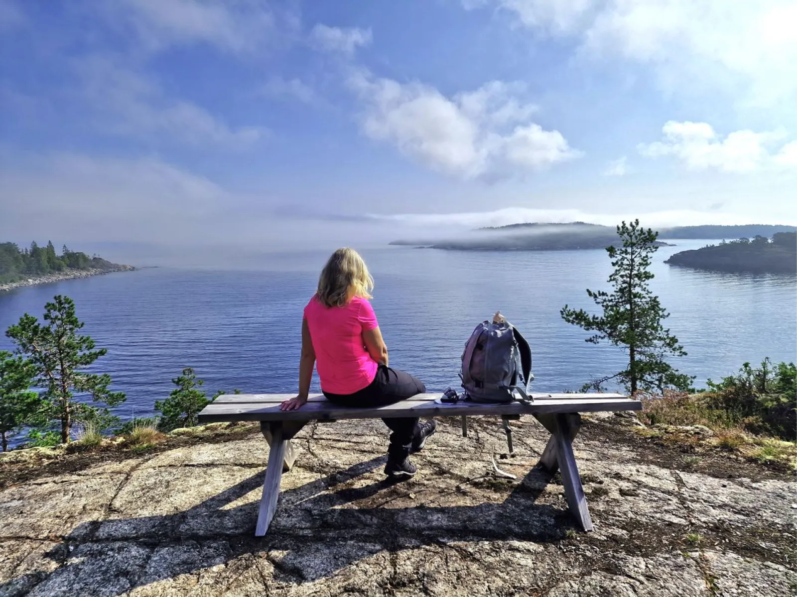 4 dagars vandringspaket med helpension med Höga Kusten highlights