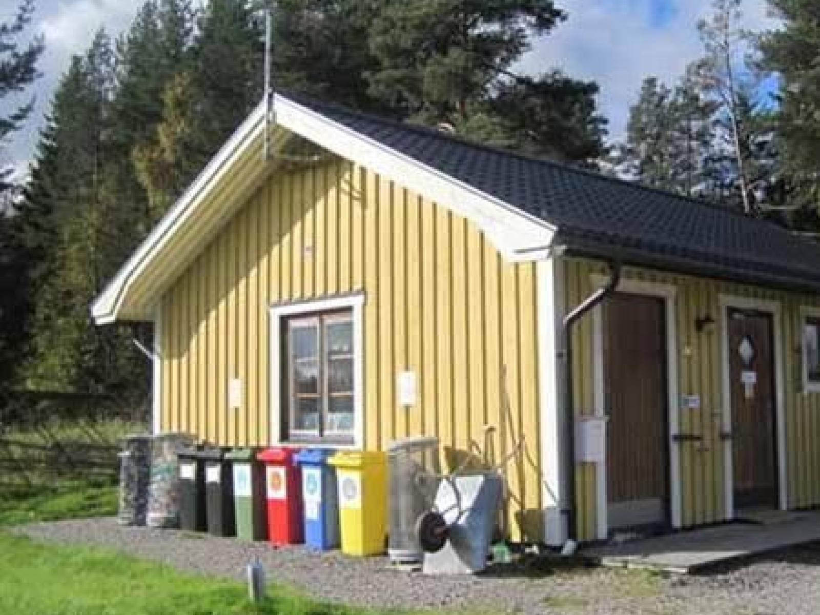 Servicehuset på Myckelgensjö camping