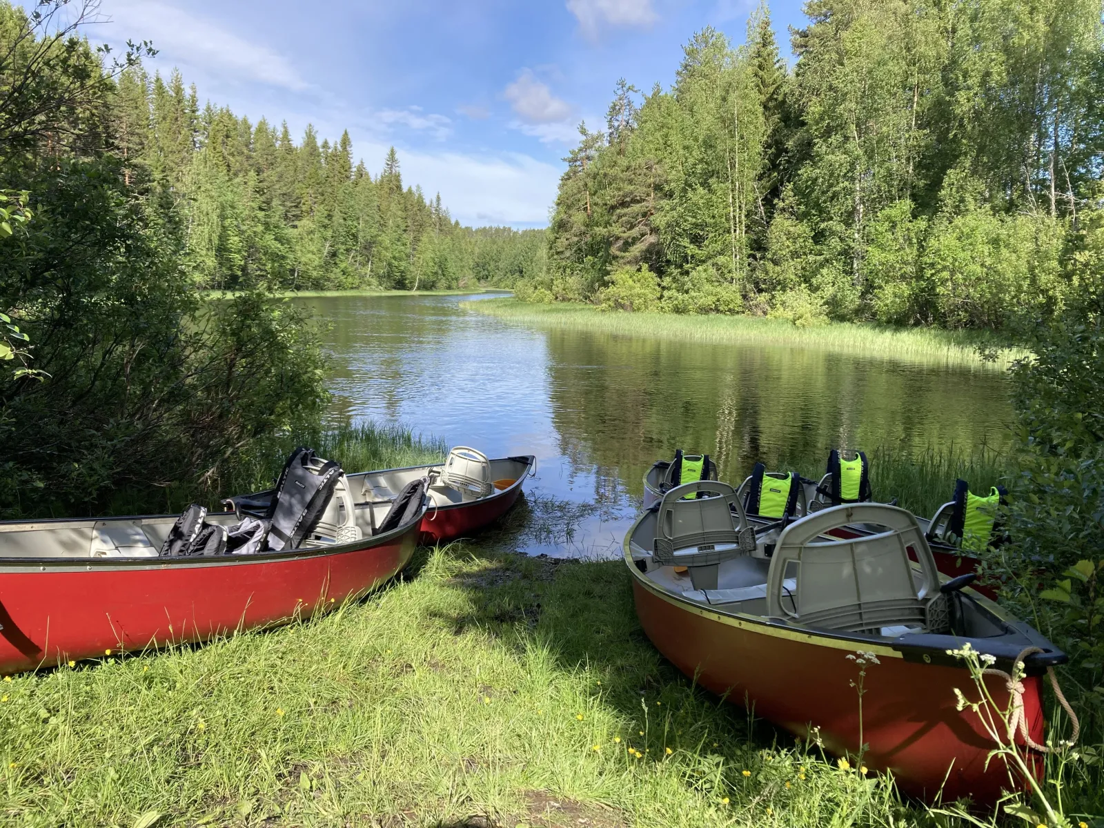 Canoeing in Junsele