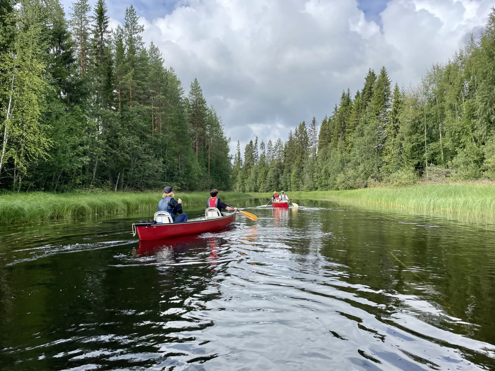 Canoeing in Junsele