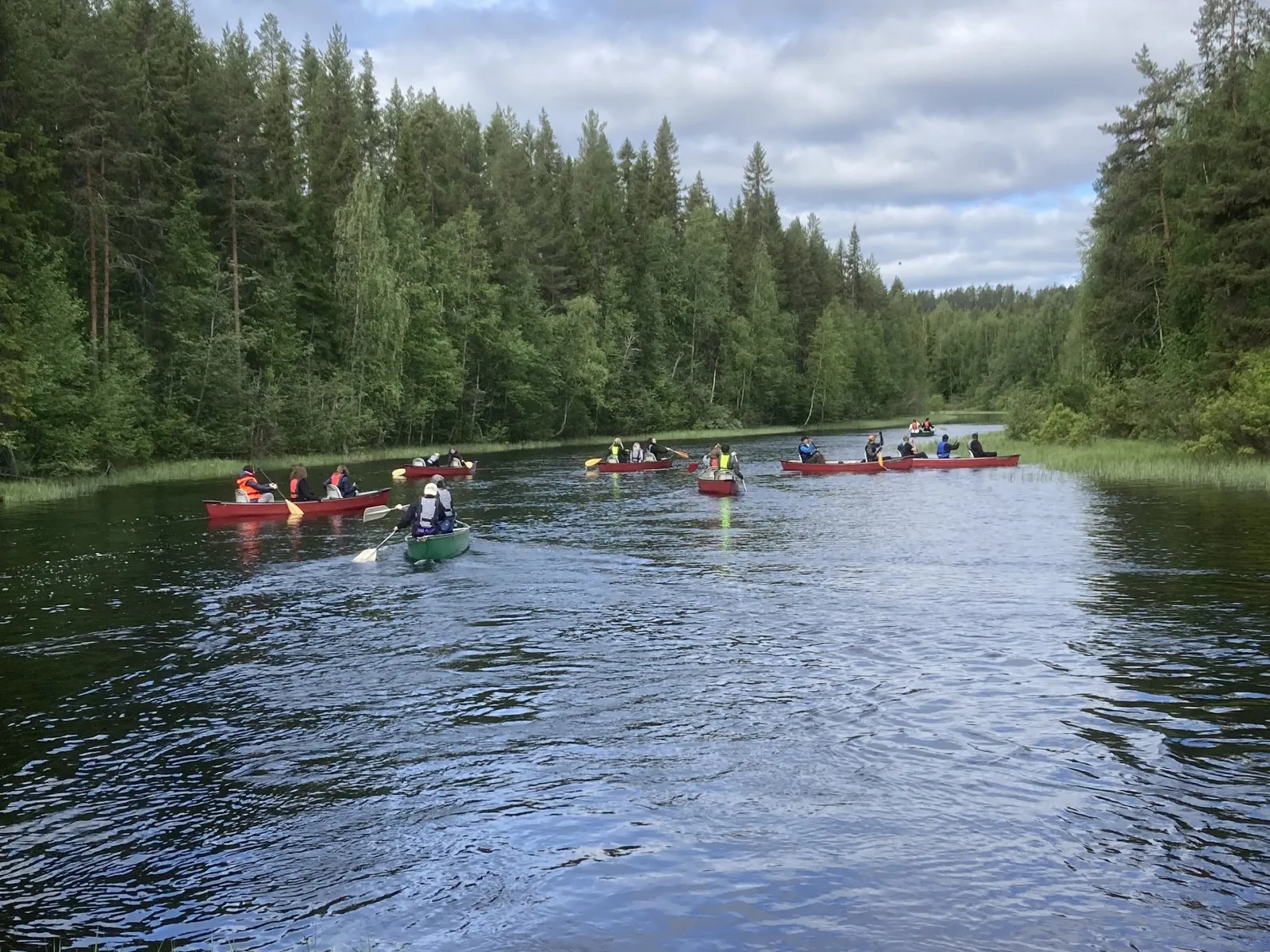 Canoeing in Junsele