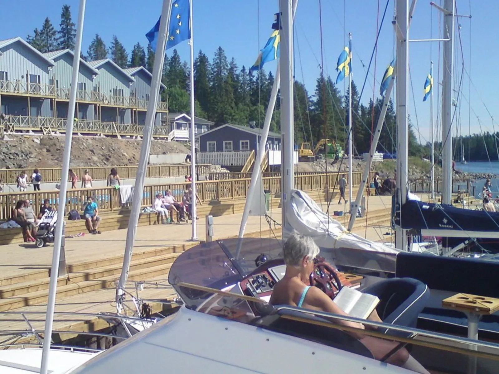 Guest harbour at Ulvö Hotel