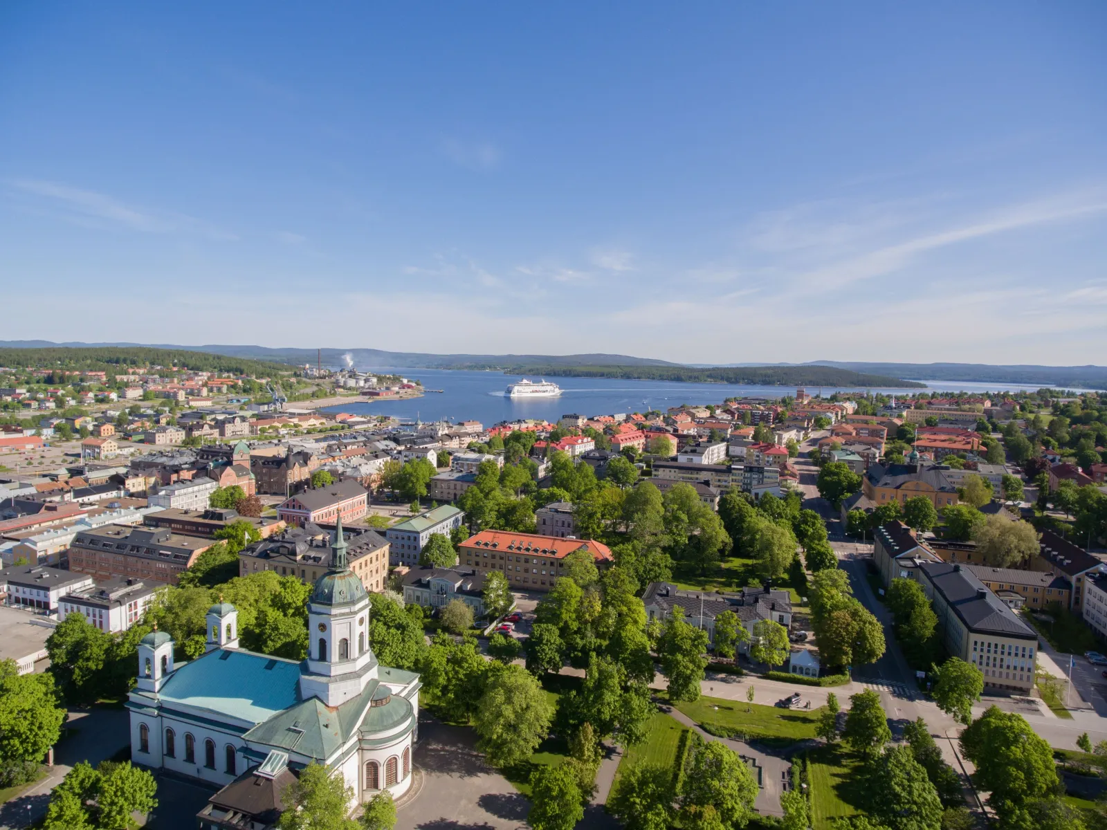 Härnösand city & mountain top views