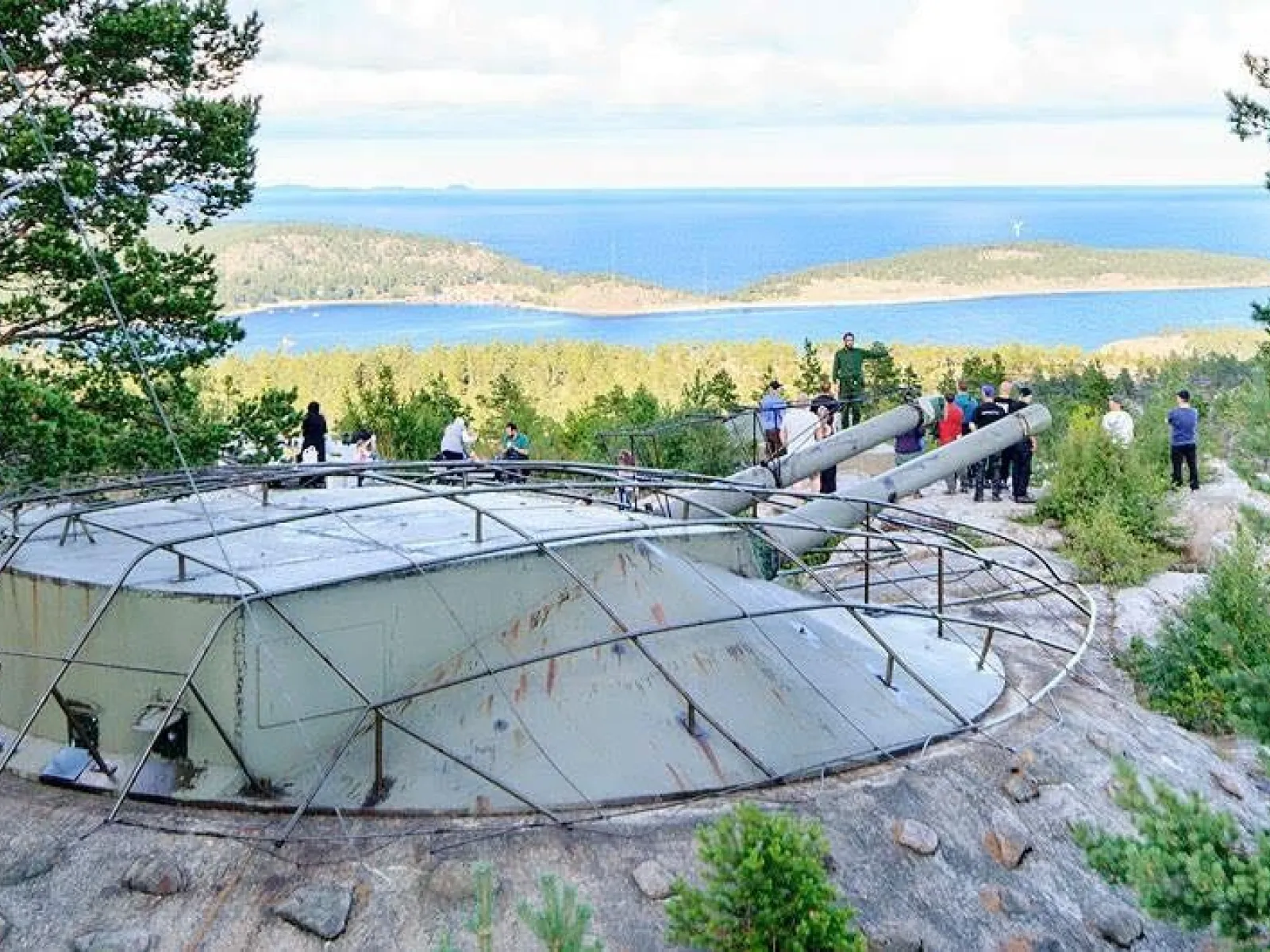 Hemsö Fortress: cold war history & panoramic views