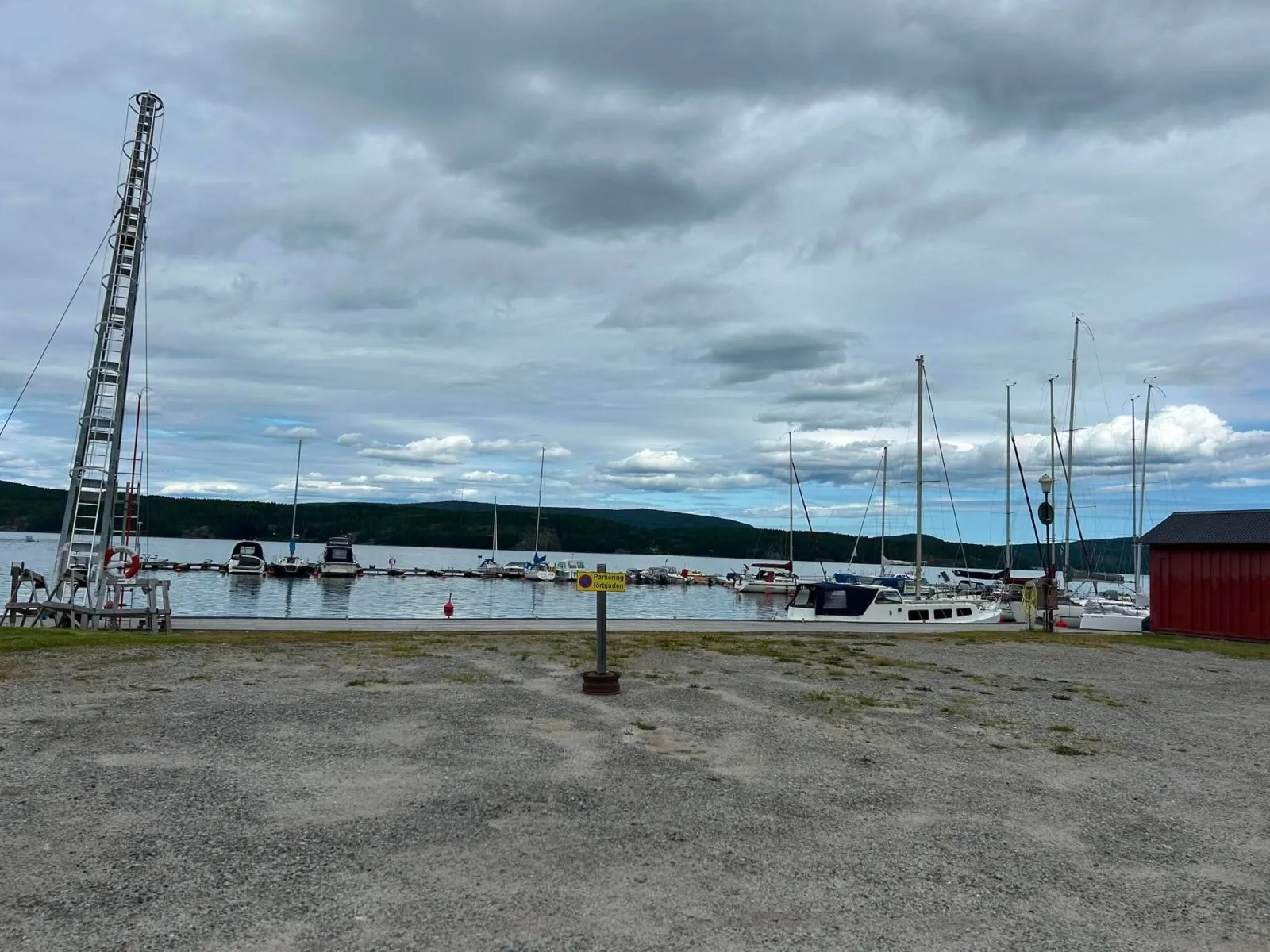 Ställplats vid Kramfors båtklubb