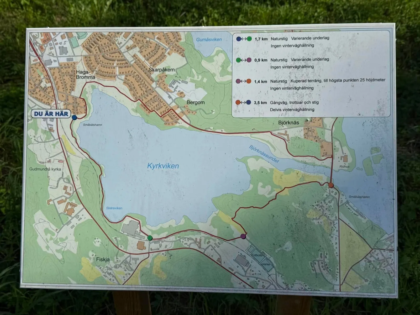 Kyrkviken nature trail
