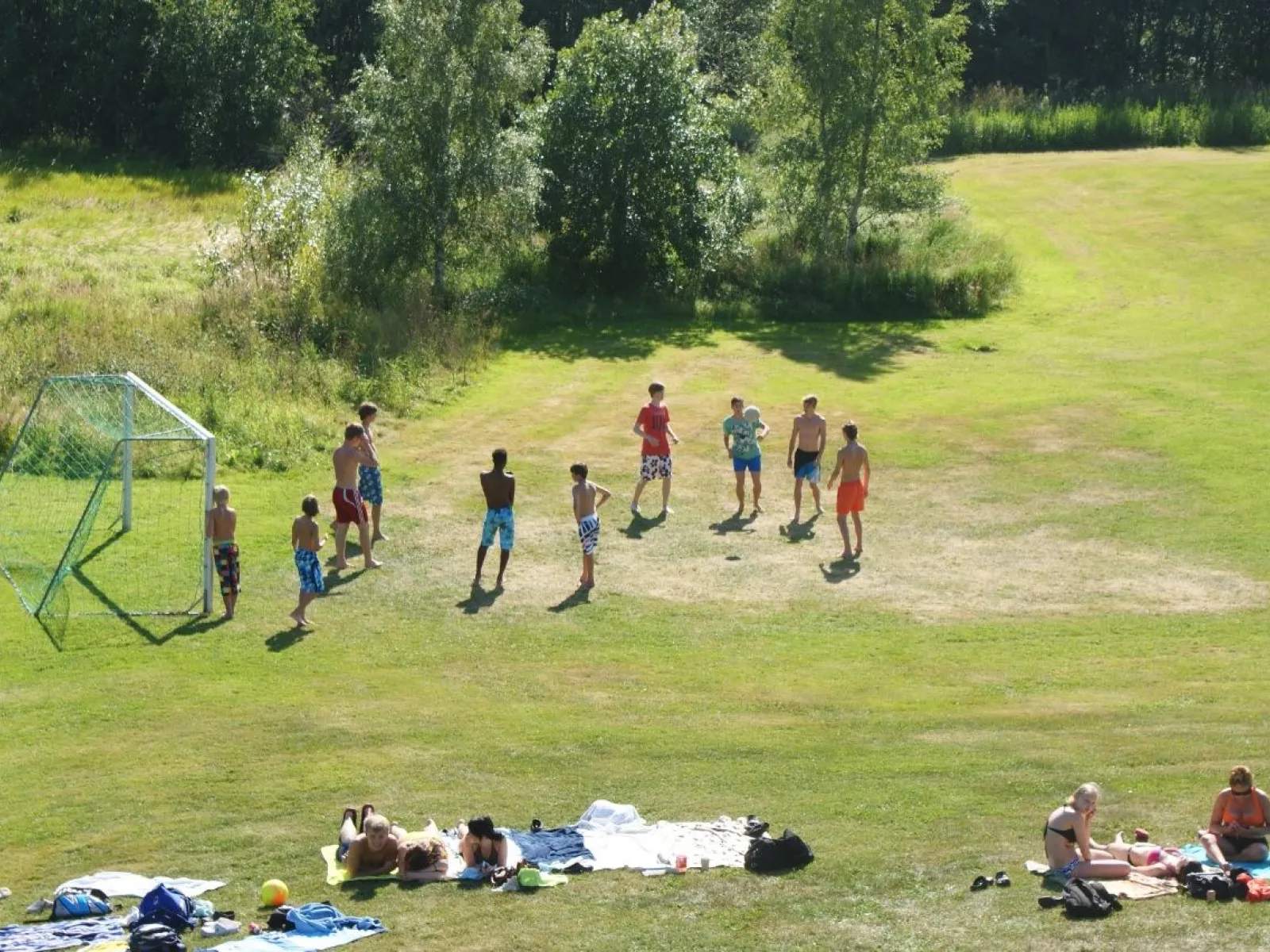 Fotboll vid Flogstabadet