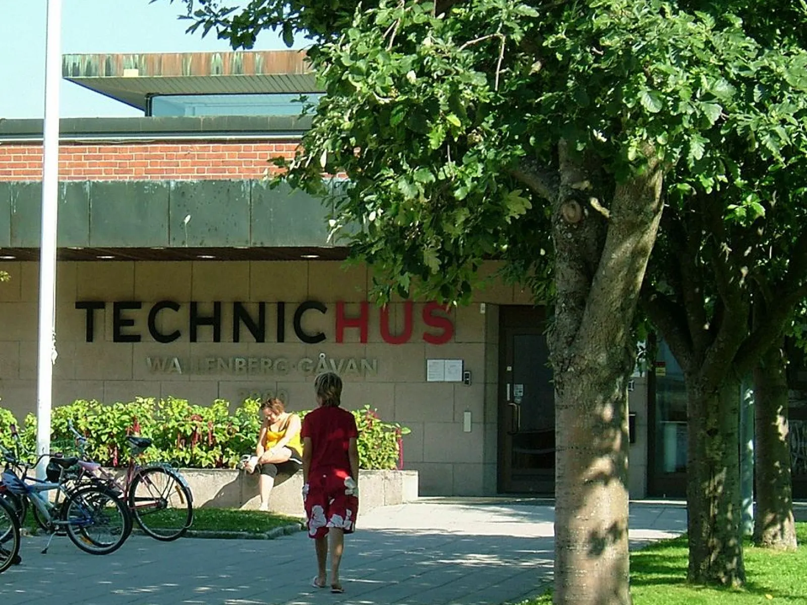 Entré till Technichus och Café Galaxen