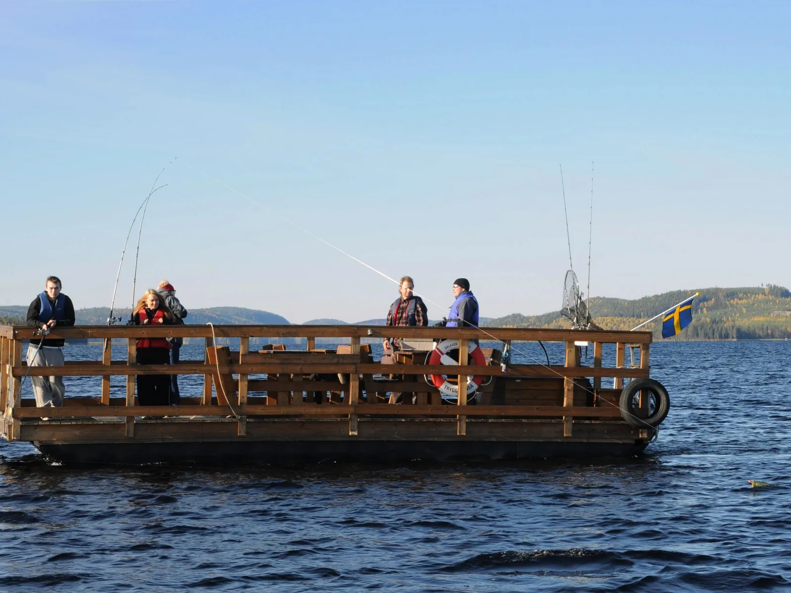 Betarsjön - fiske från flotten Doris