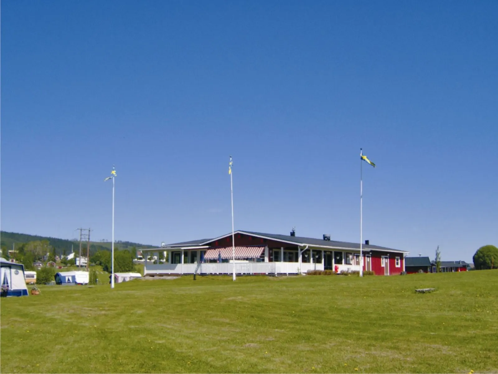 Långsele Camping servicehus och servering