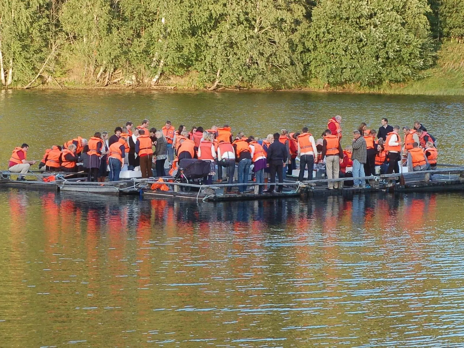 Rafting on Ångermanälven 