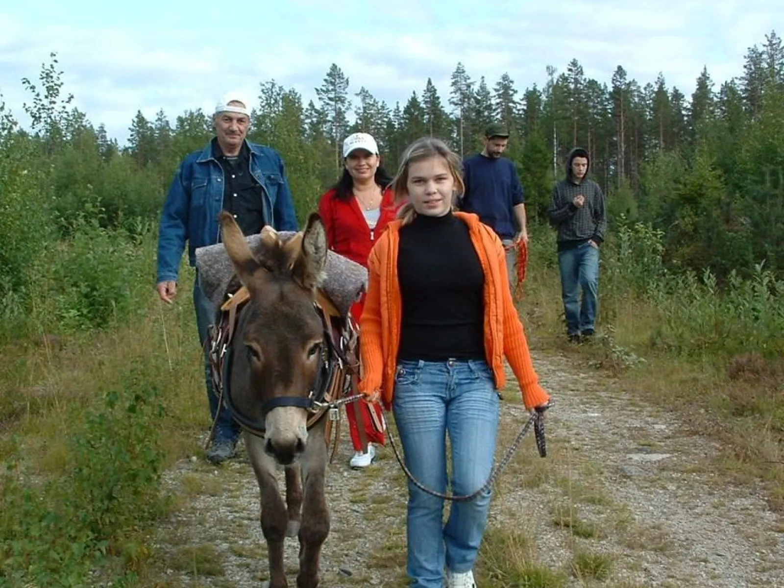 Åsnevandring vid farm Backsjön