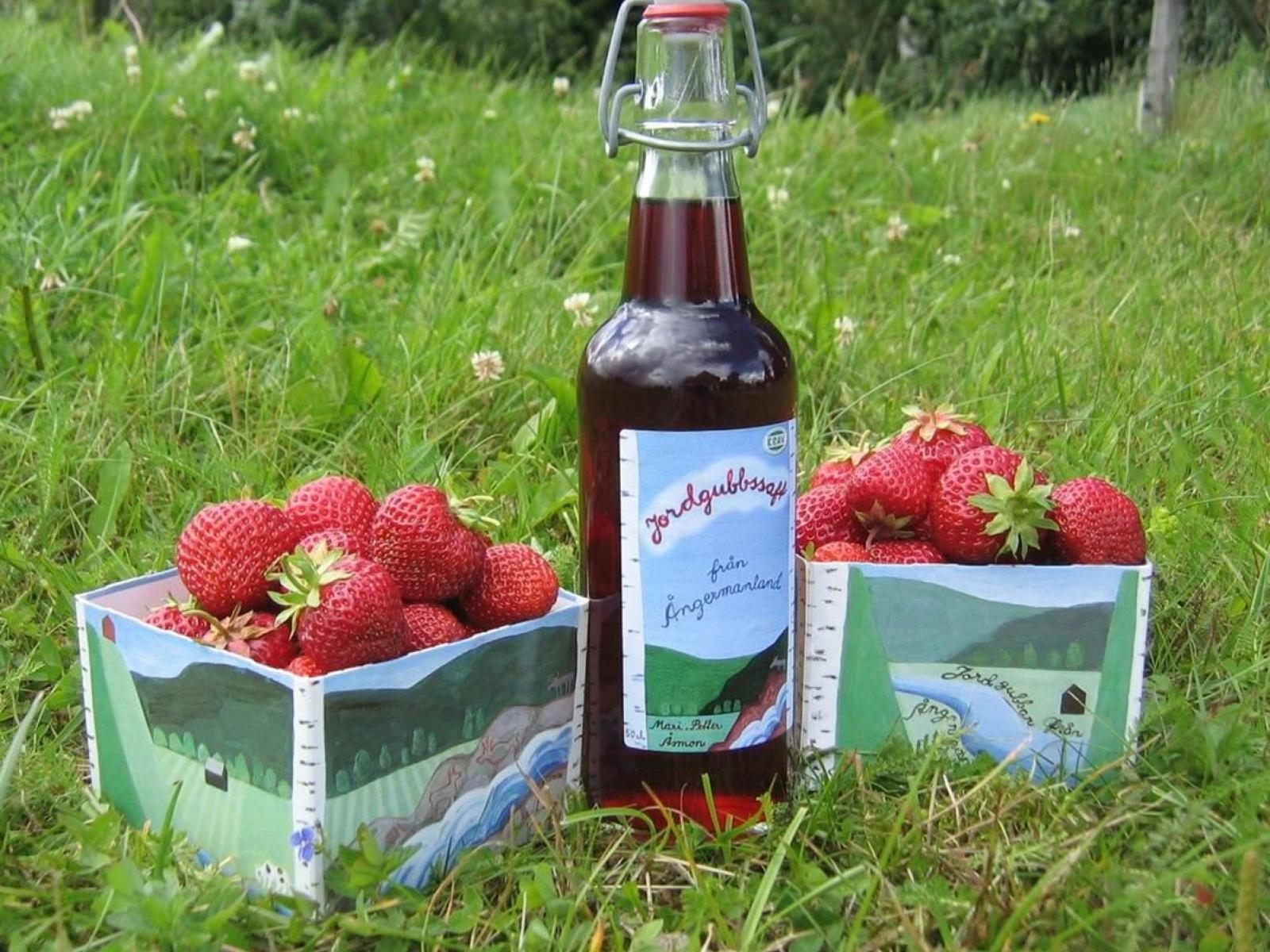 KRAV certifierade jordgubbar från Åsmon.