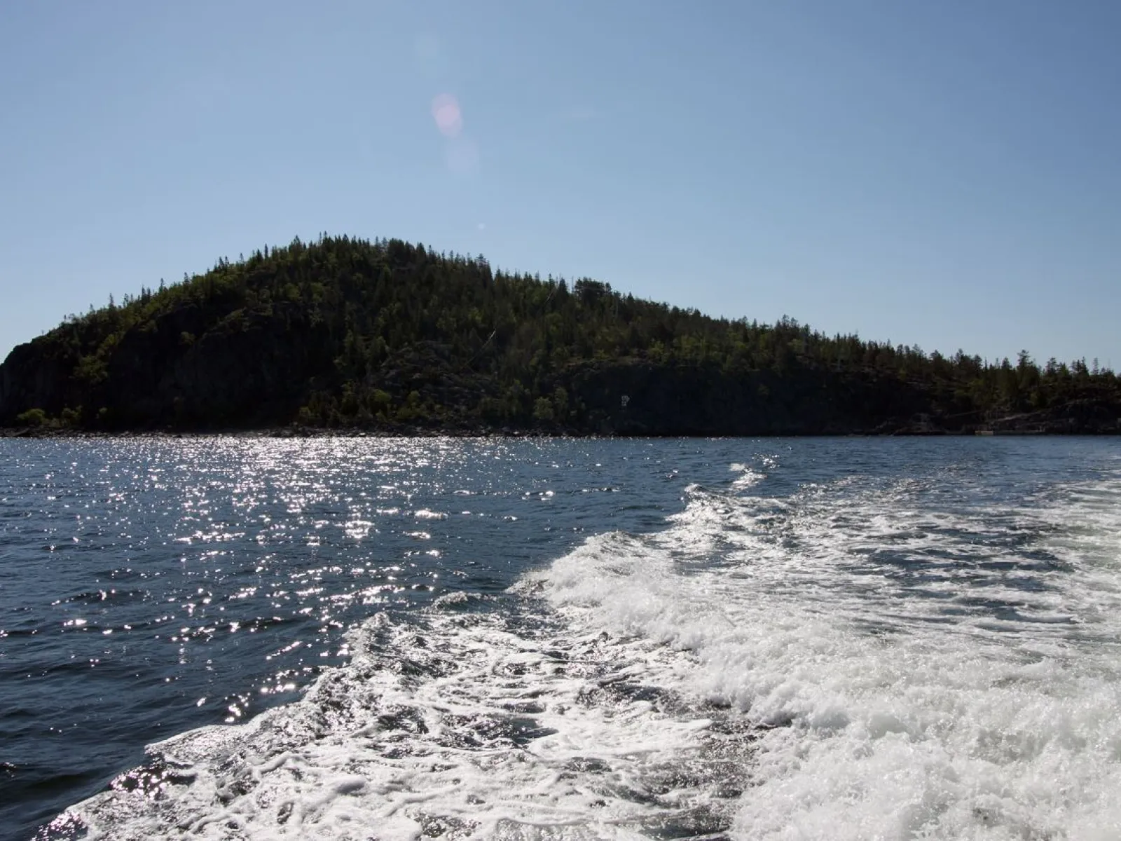 Högbonden sett från havet