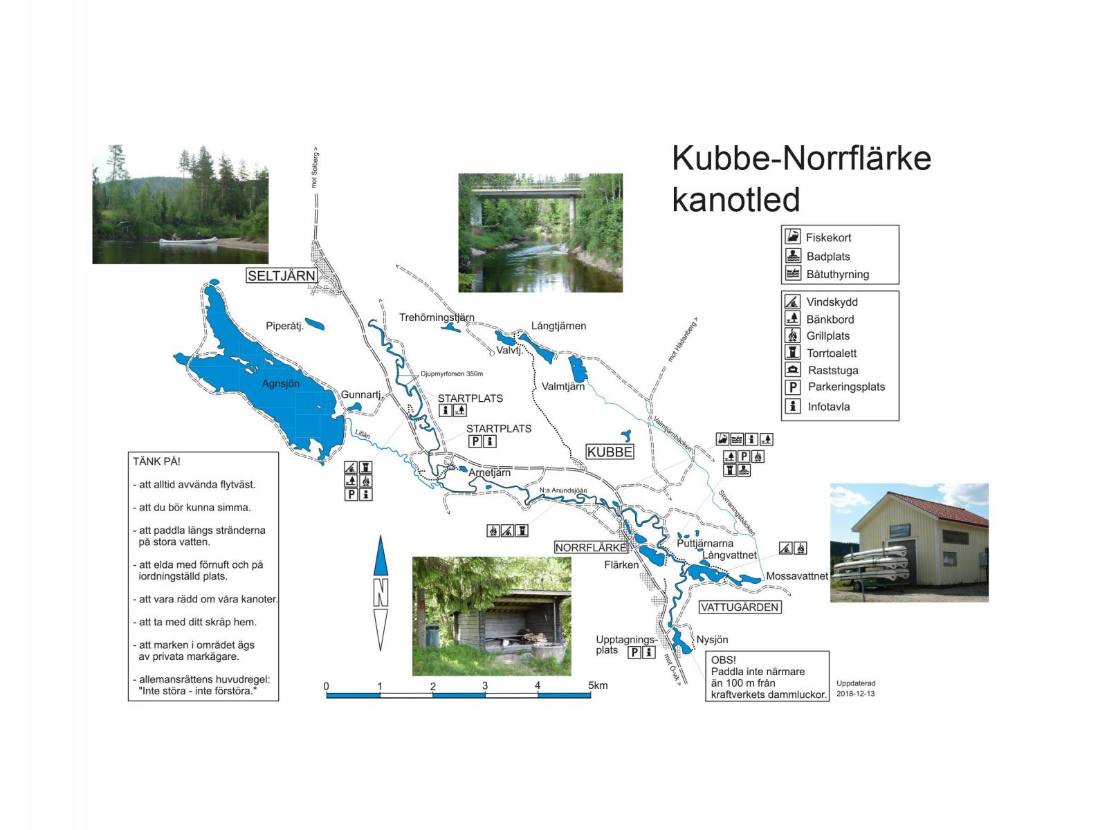 Kubbe canoeing trail