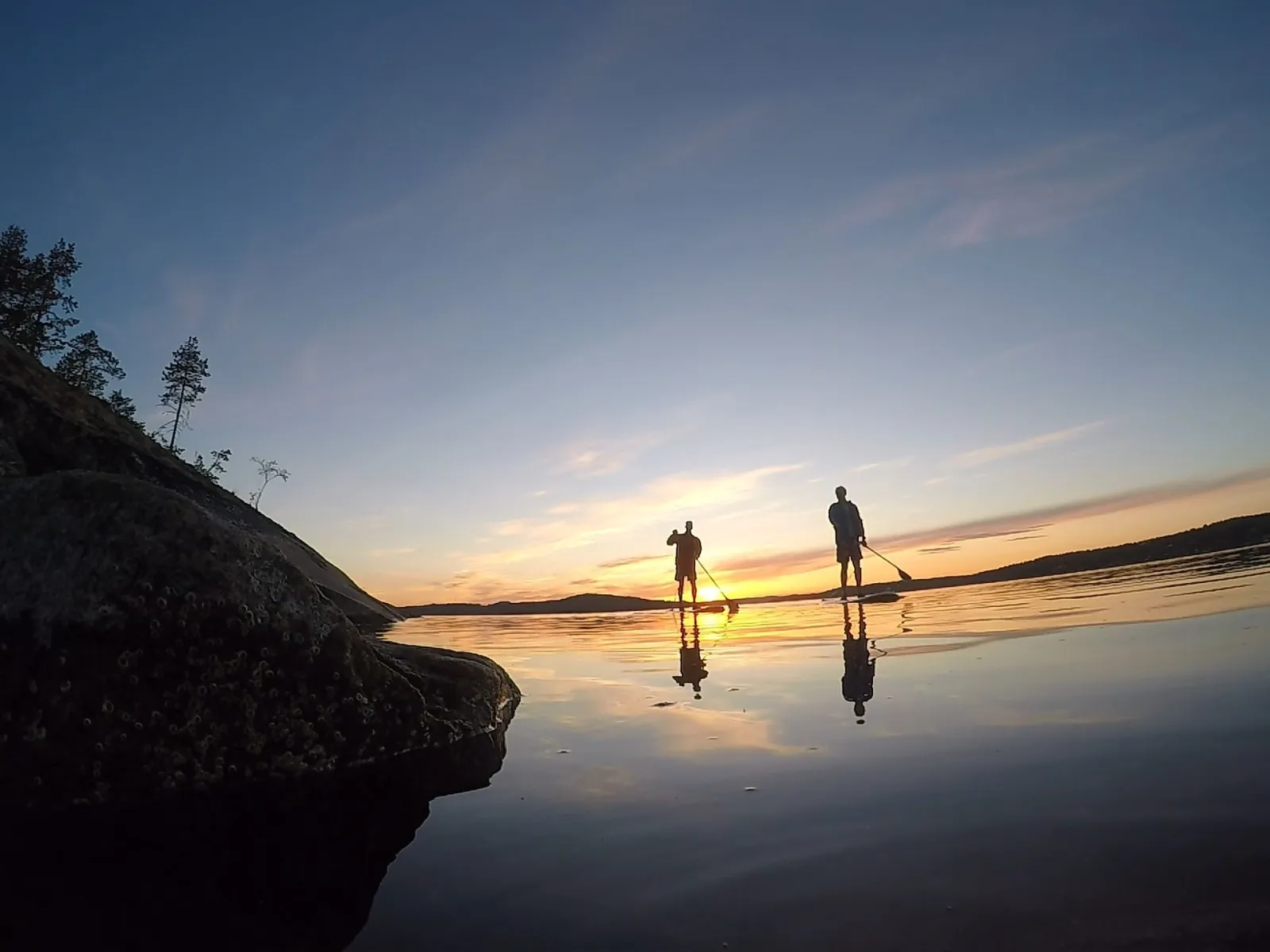 Stand-up Paddling in the High Coast