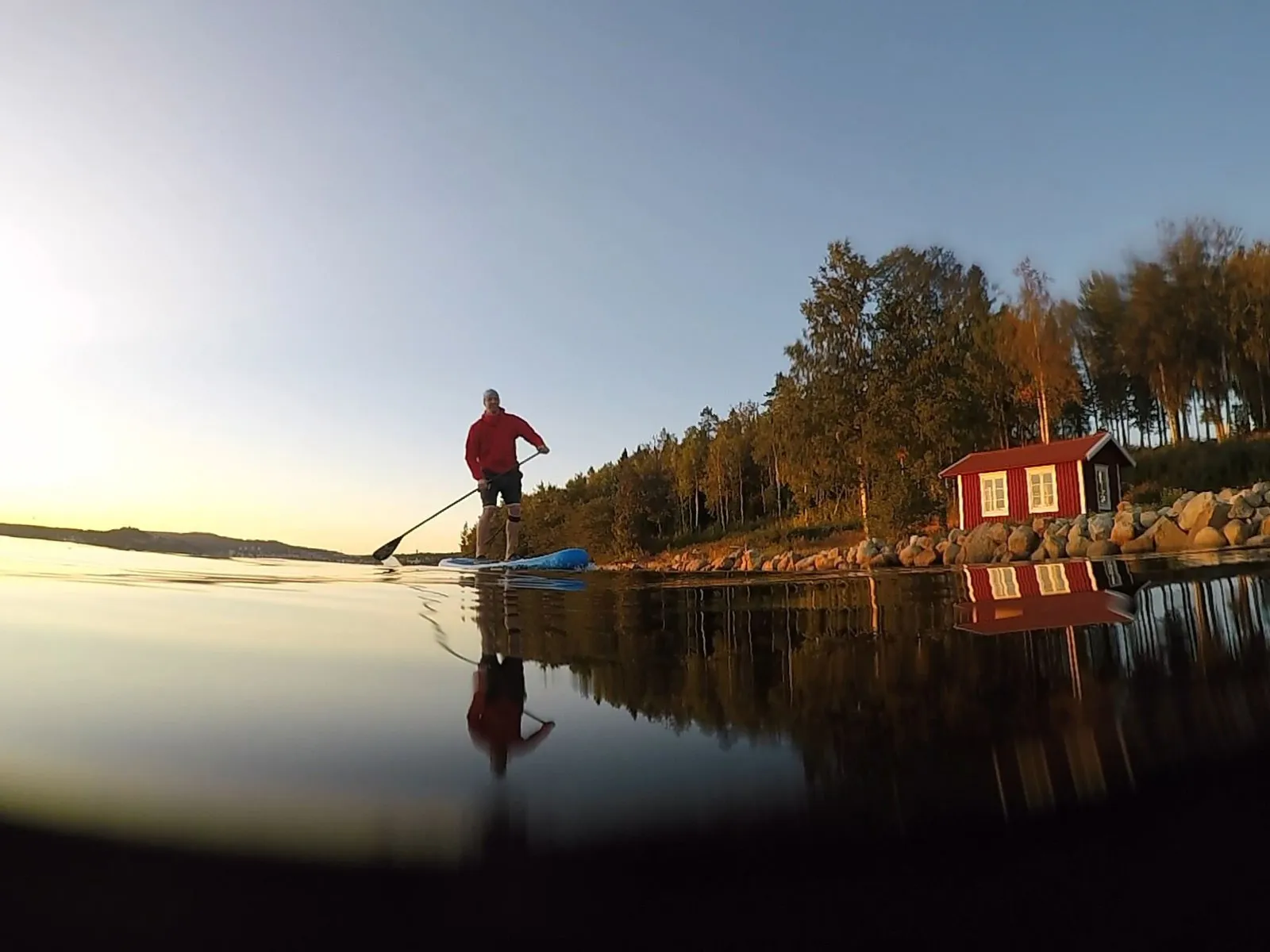 Stand-up Paddling in the High Coast