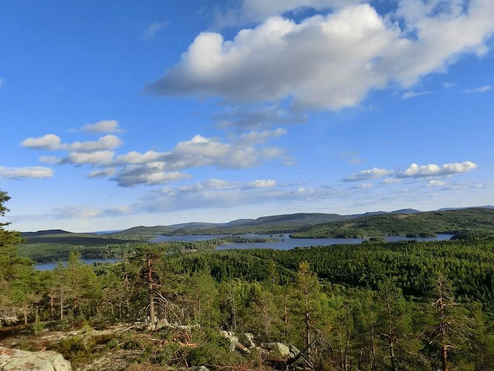 Utsikt Höga Kusten - Lill-Gälingsberget 