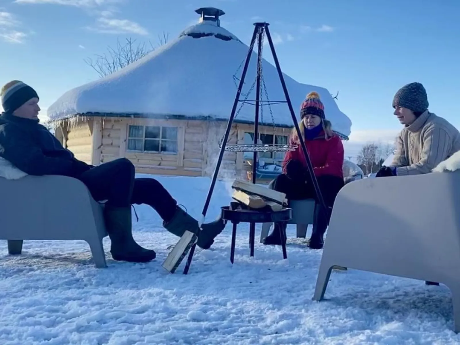 Winter Glamping in the High Coast