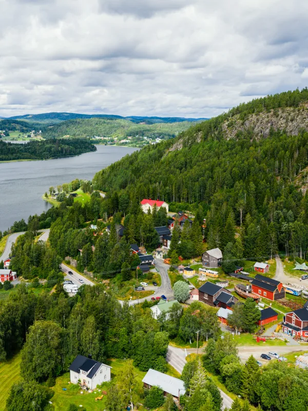 vy över manneminne ovanifrån