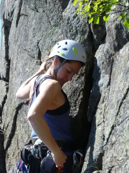 Klättring i Höga Kusten