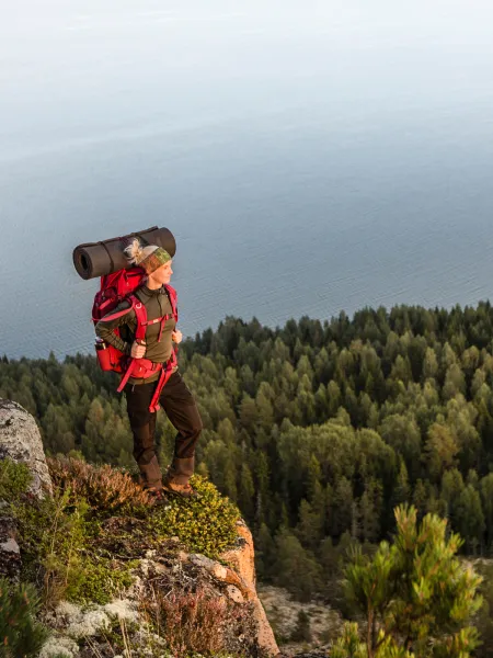 Utsiktsberg utsikter utsikt berg Höga Kusten vy