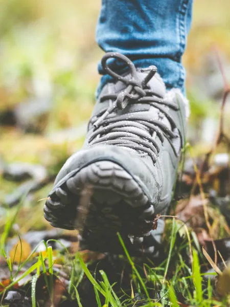 vandringskänga närbild